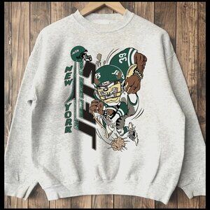 New York Jets Football Sweatshirt, Vintage Style NY Jets Football Shirt Tee